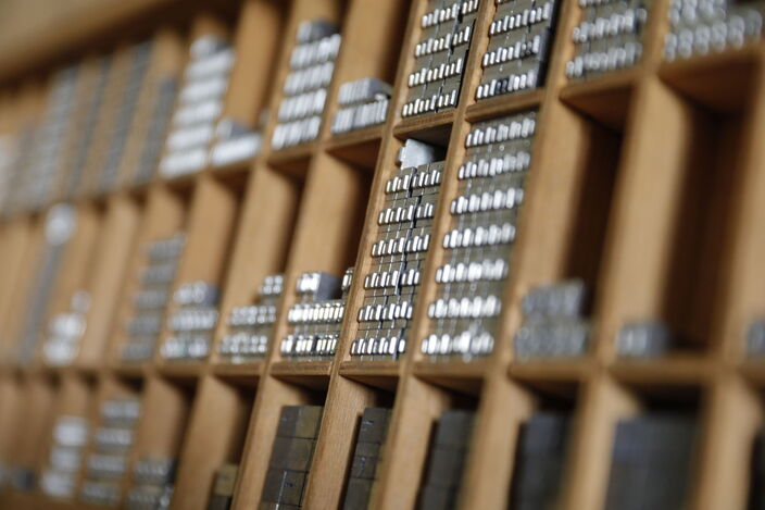 Schuldruckerei Buchstaben